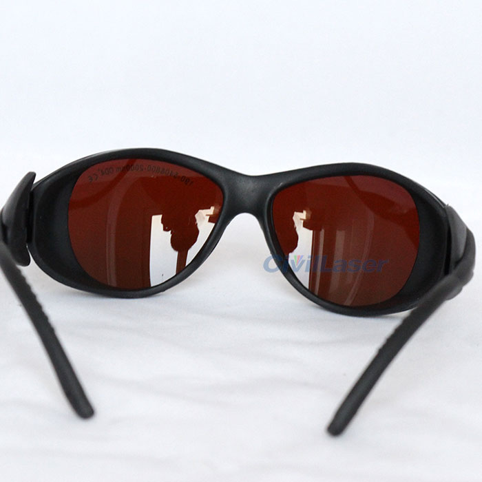 Invisible Ir laser goggles glass for 200-540nm and 800-2000nm laser